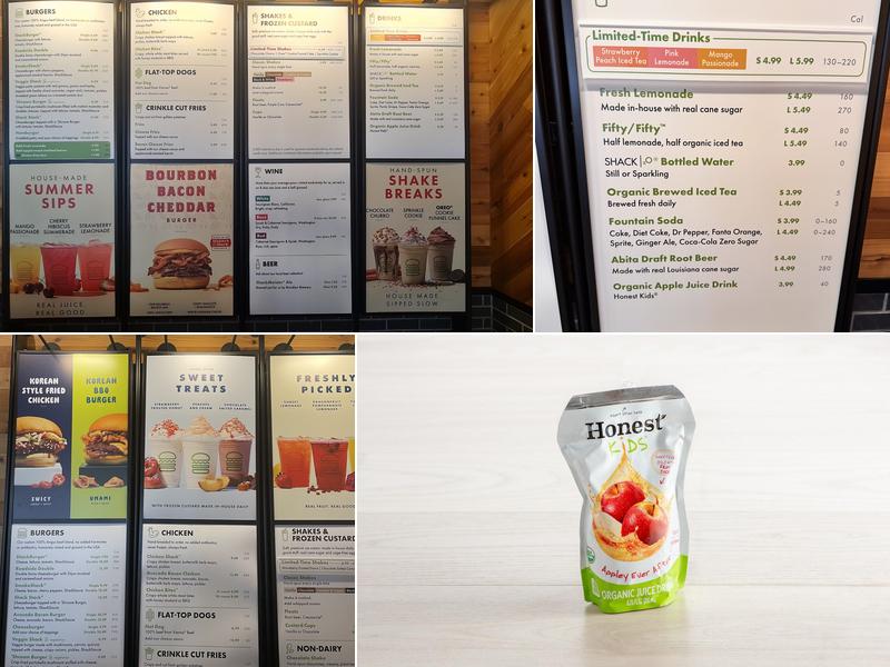 Shake Shack Westlake Village Menu