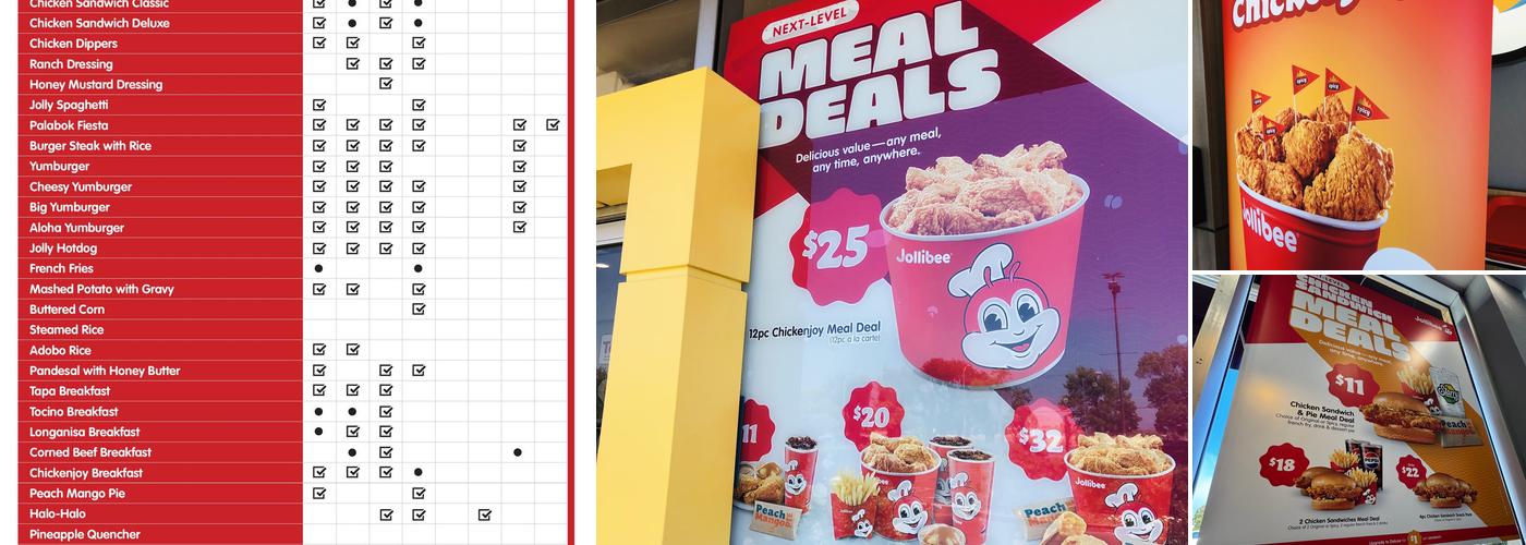 Jollibee Menu