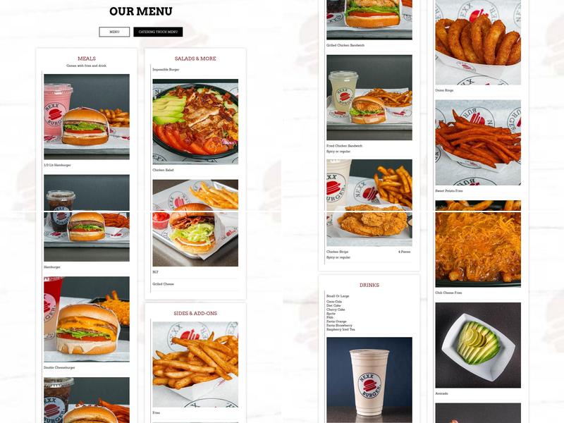 Nexx Burger Menu