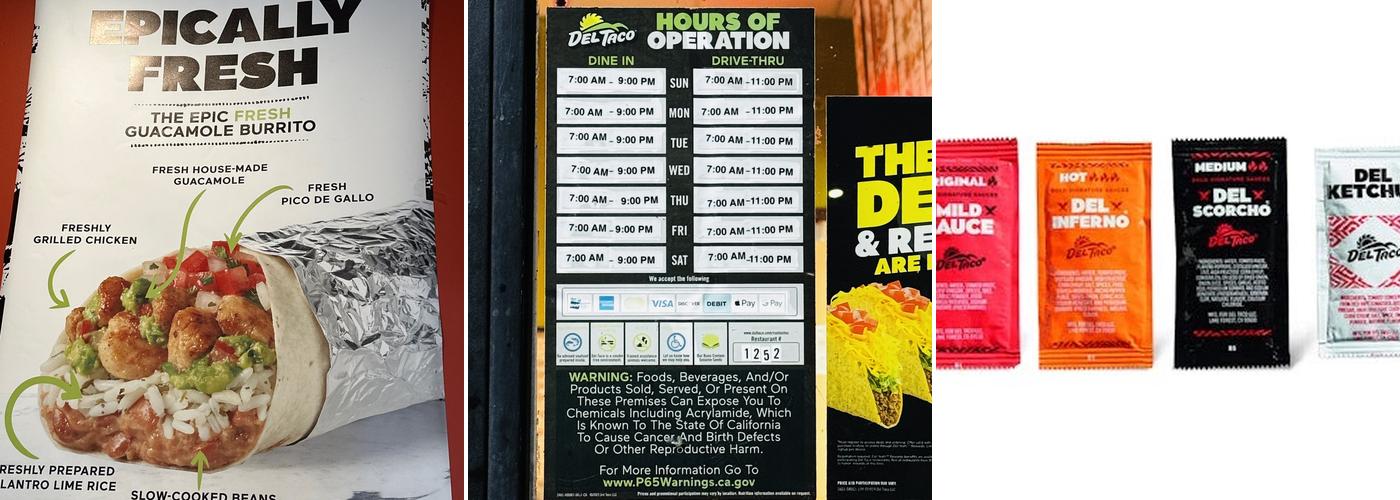Del Taco Menu