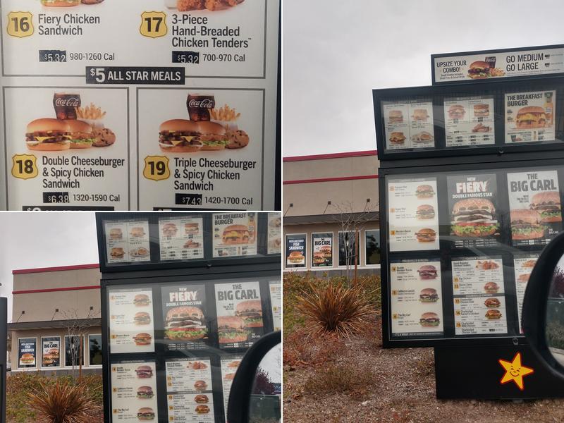 Carl’s Jr. Menu