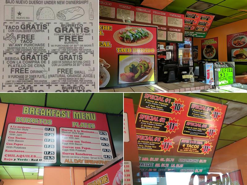 Fish Taco Express Menu