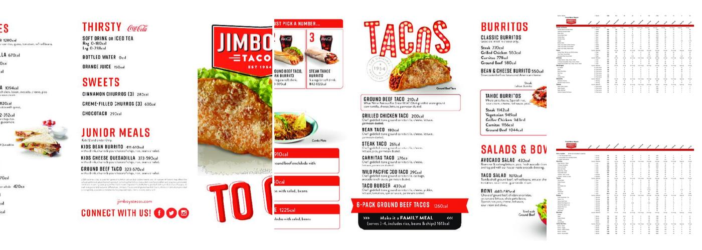 Jimboy’s Tacos Menu