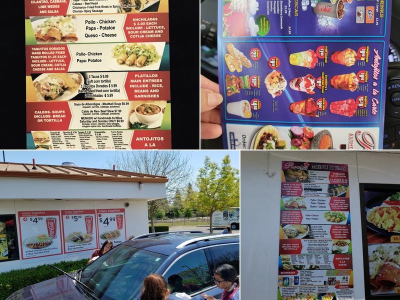Rocio's Drive-Thru Menu