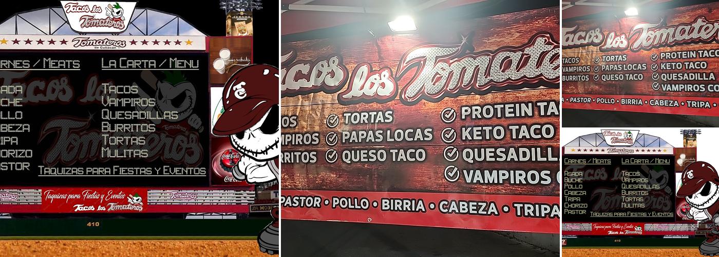 Tacos Los Tomateros Menu
