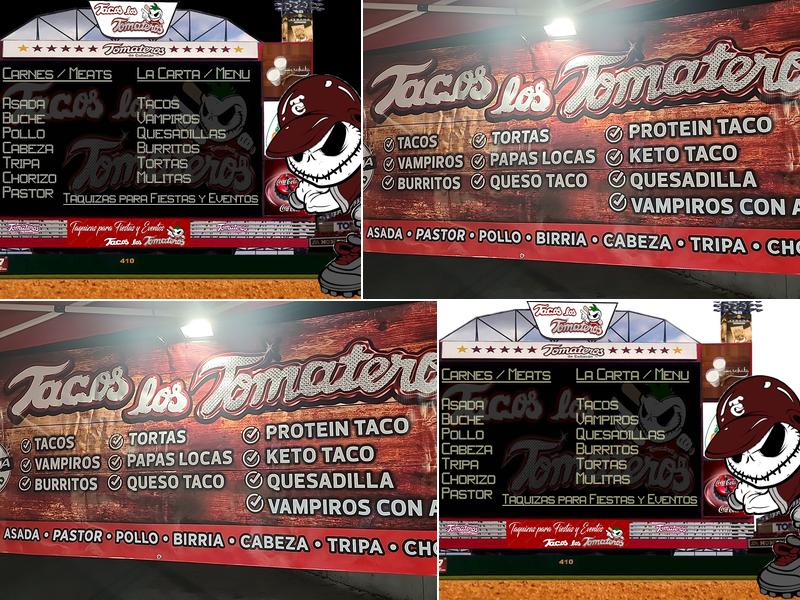 Tacos Los Tomateros Menu