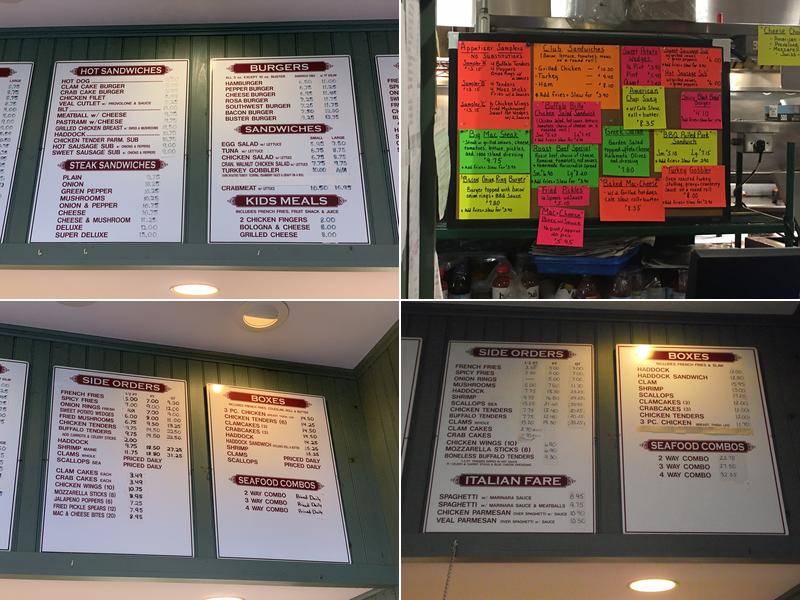 Rosa's Deli Menu