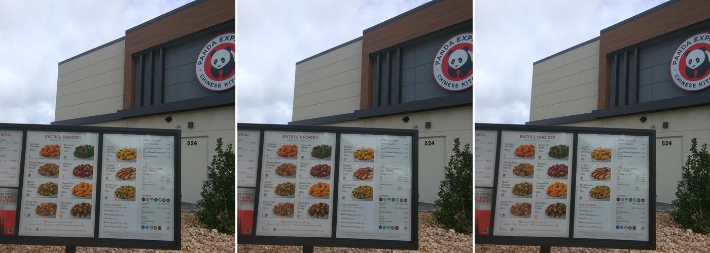 Panda Express Menu