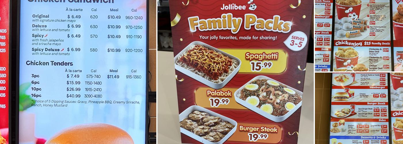 Jollibee Menu