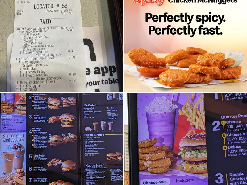 McDonald's Menu