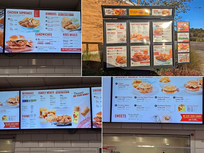 Bojangles Menu