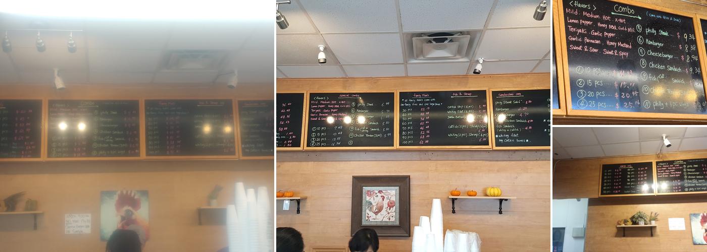 Wings Today Menu