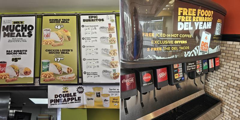 Del Taco Menu