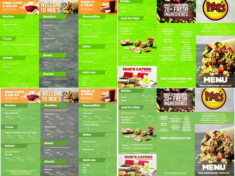 Moe's Southwest Grill Menu