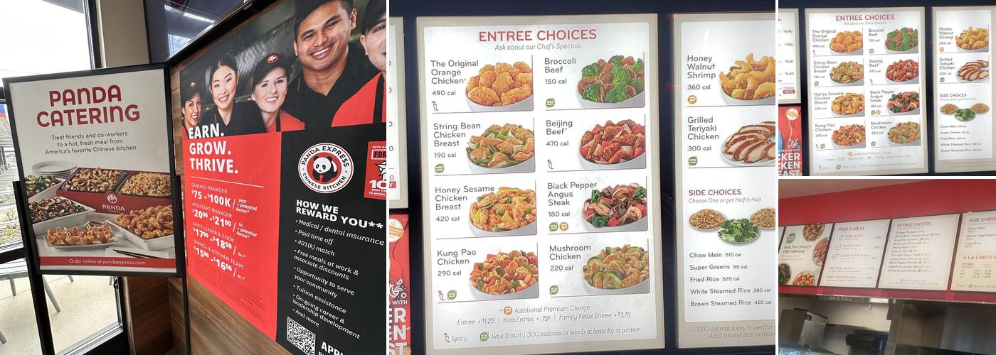 Panda Express Menu