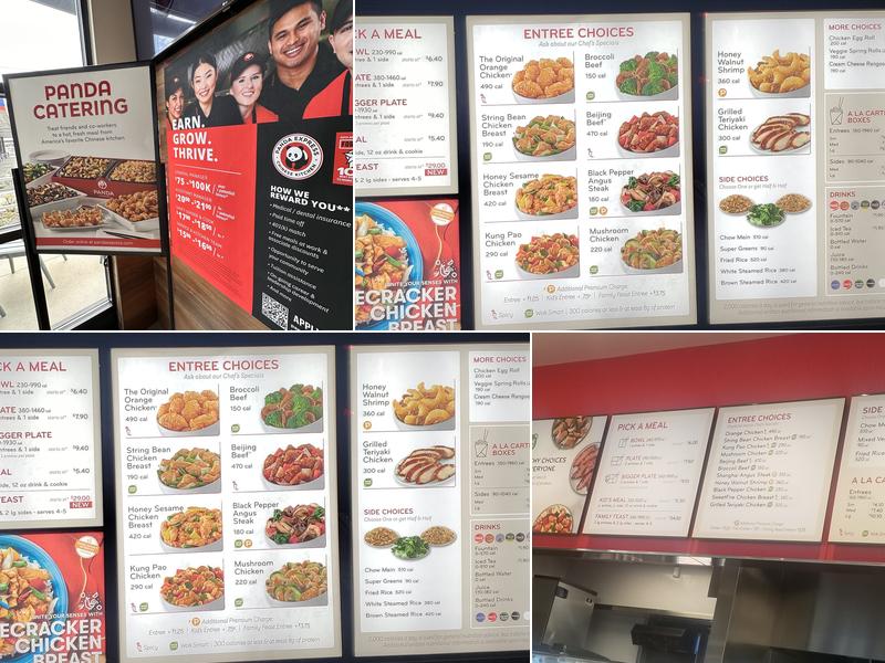 Panda Express Menu