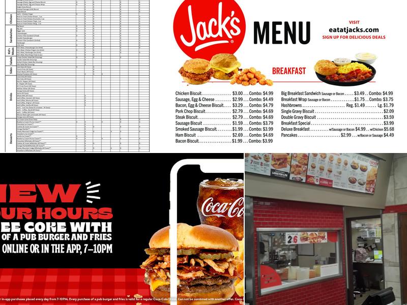 Jack's Menu