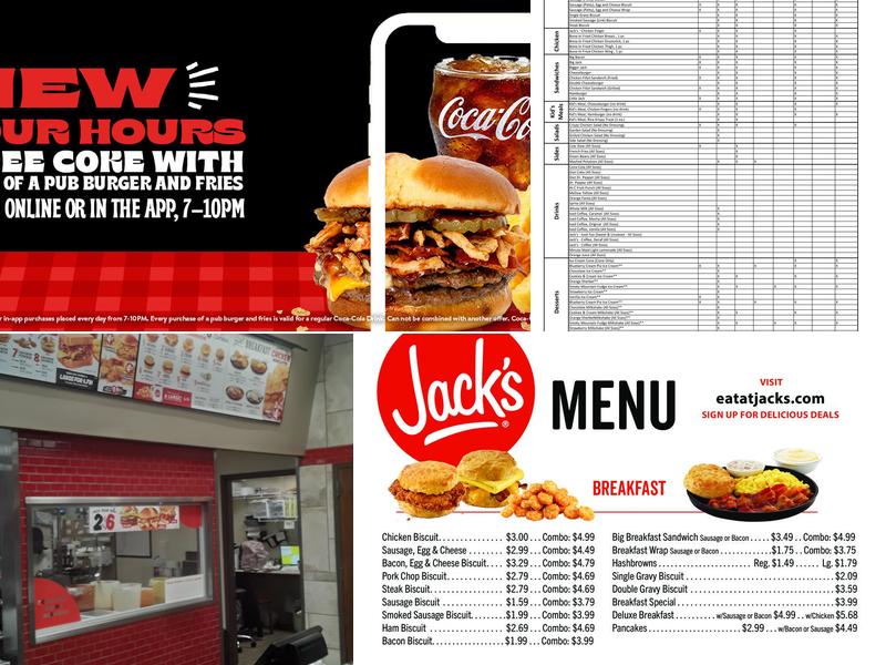 Jack's Menu