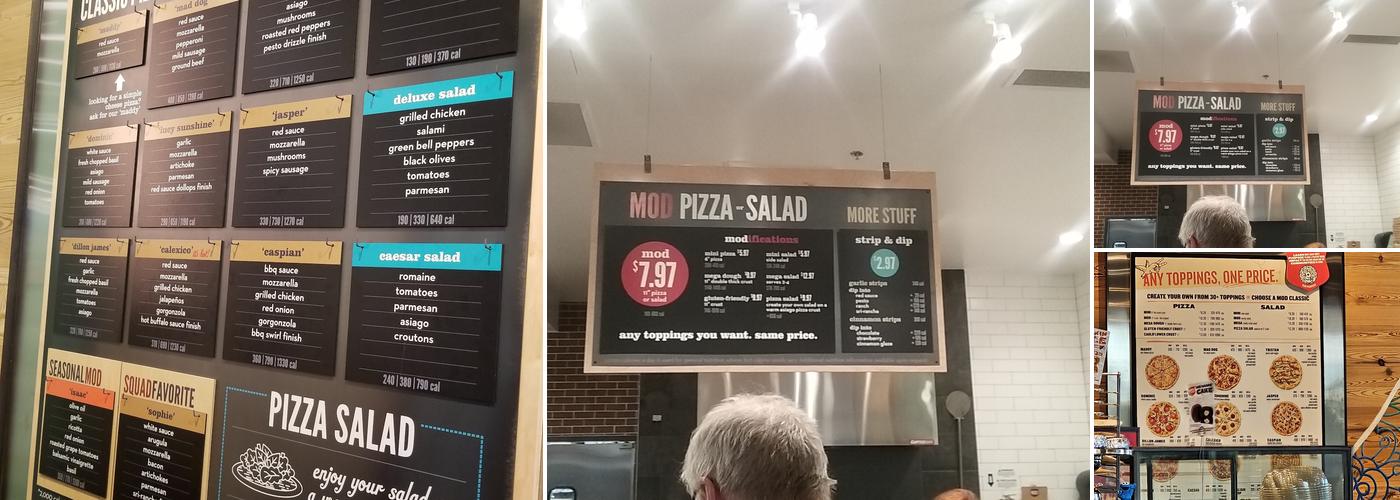 MOD Pizza Menu
