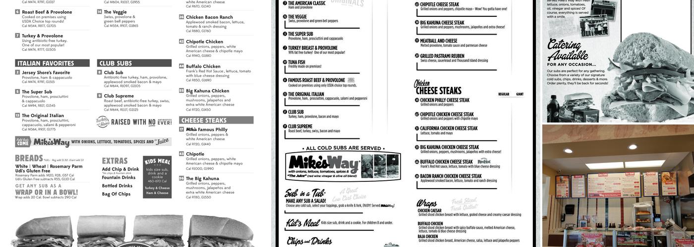 Jersey Mike's Subs Menu