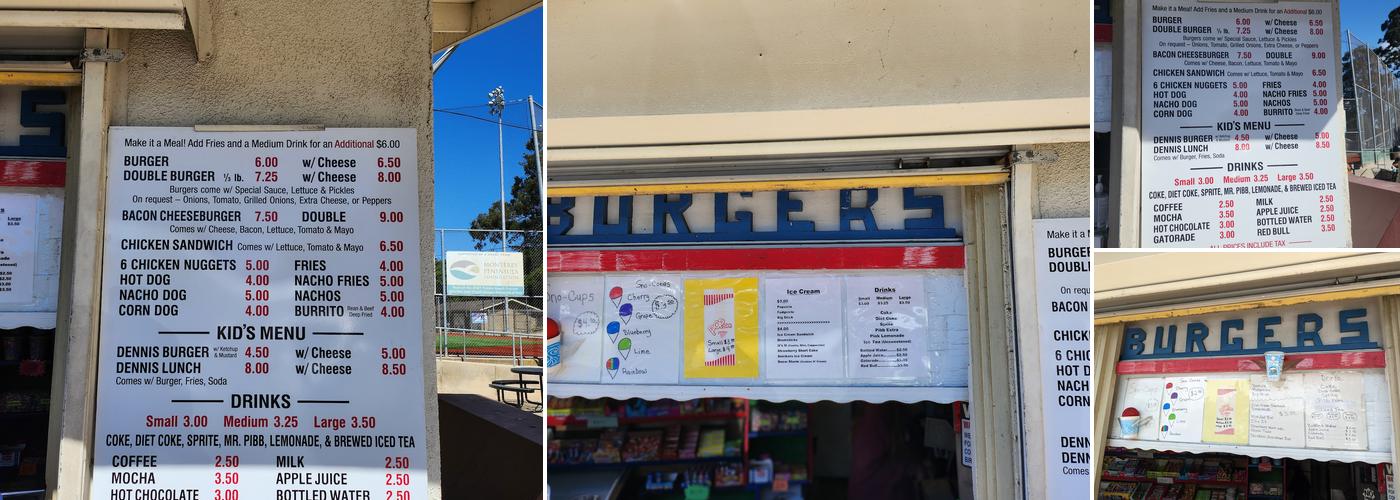 El Estero Snack Bar Menu