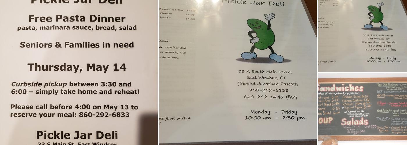 Pickle Jar Deli Menu
