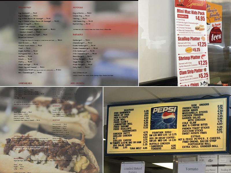 Mr Mac's Canteen Menu