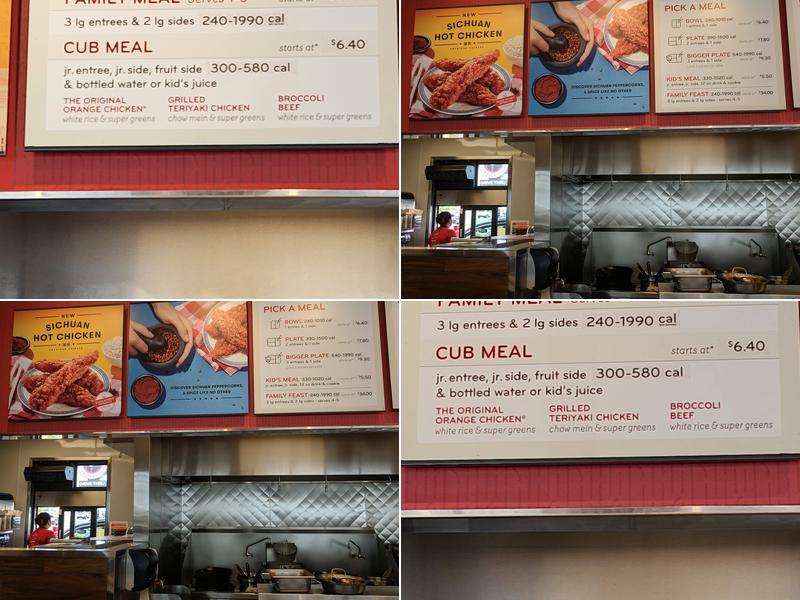 Panda Express Menu