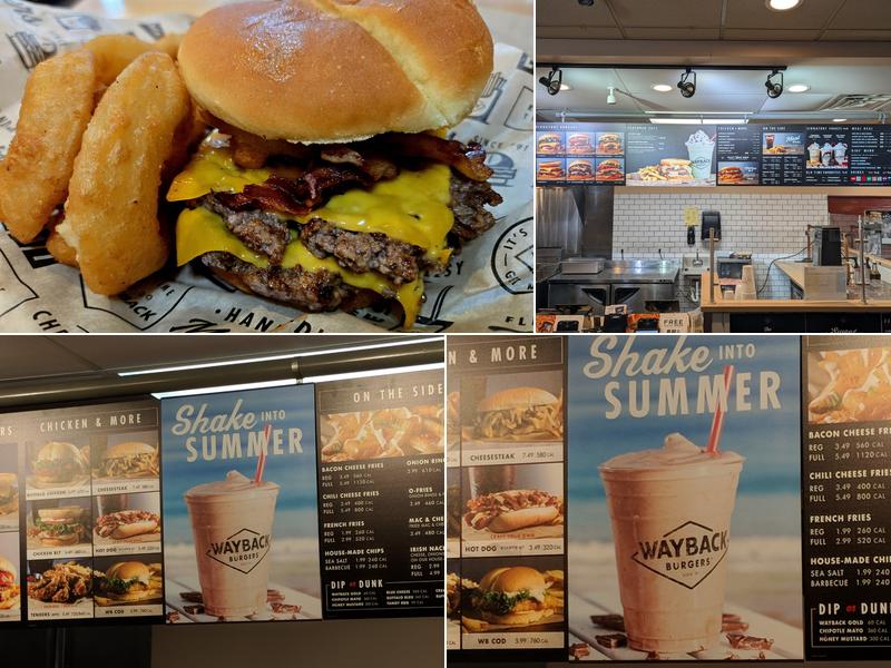 Wayback Burgers Menu