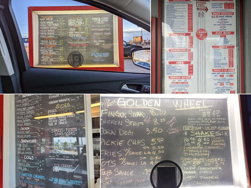 Golden Wheel Drive-In Menu