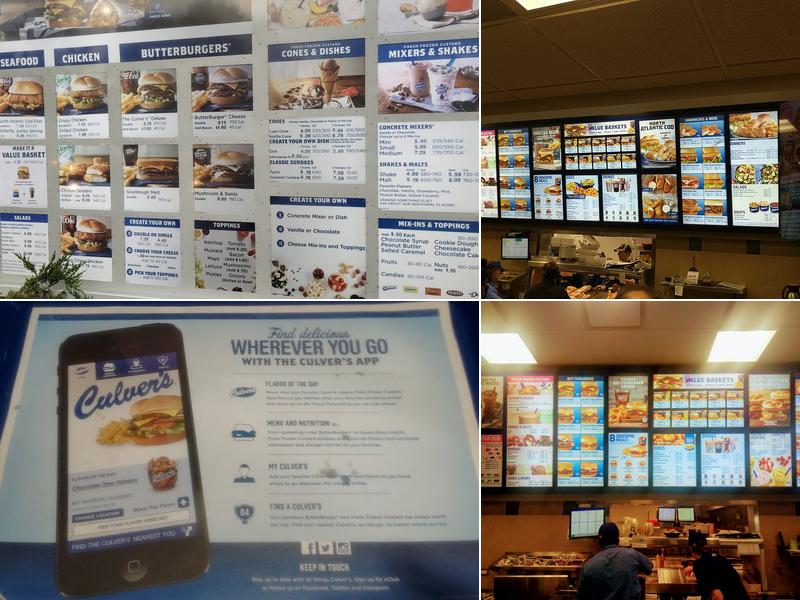 Culver’s Menu
