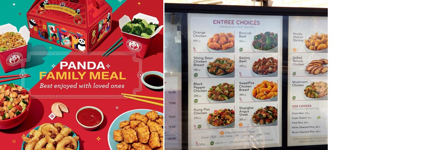 Panda Express Menu