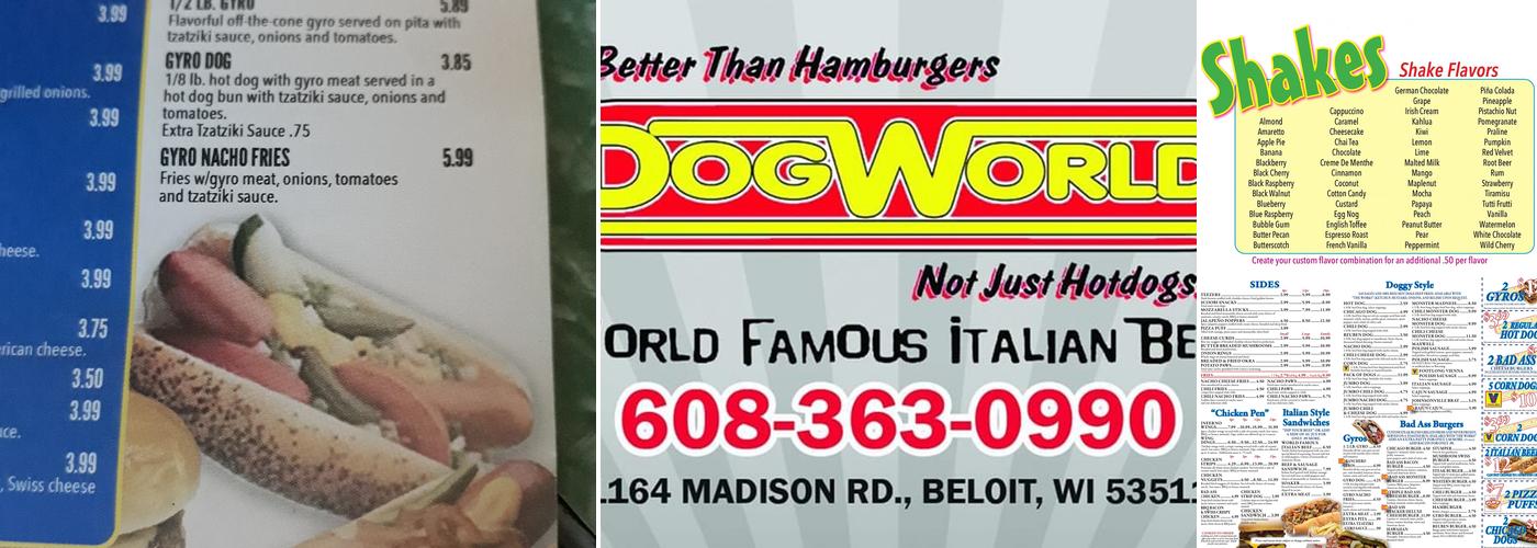 DogWorld Menu
