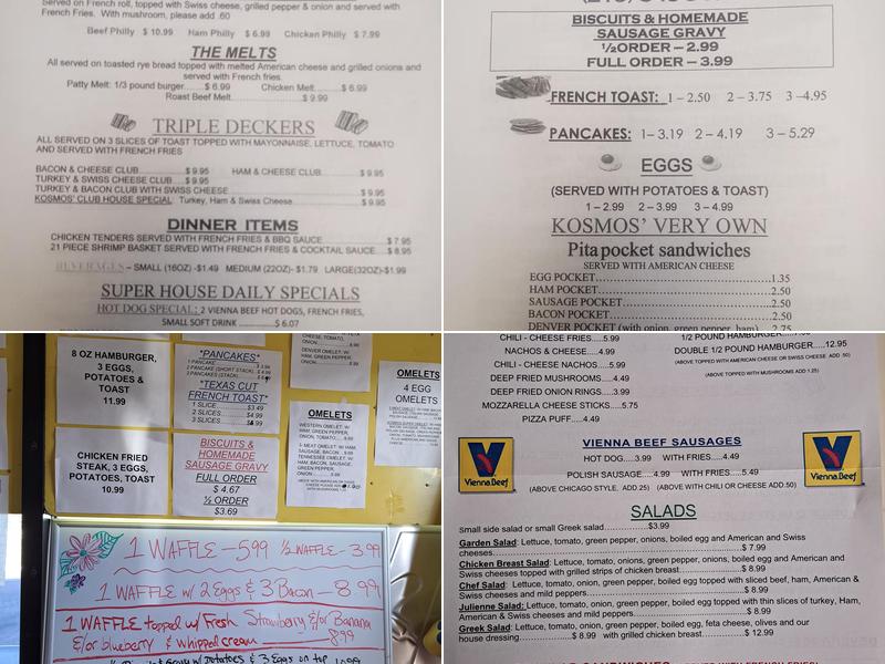Kosmos Menu