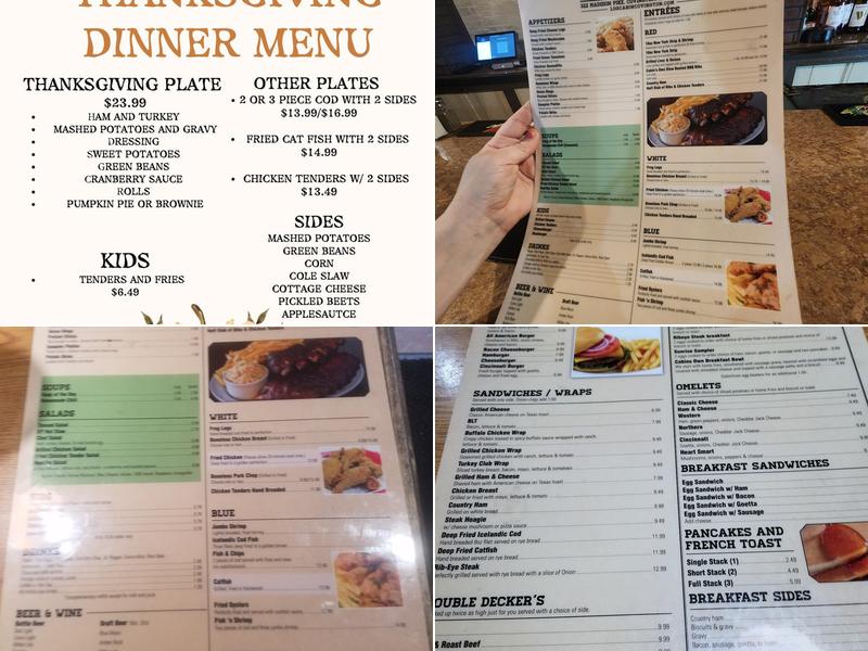 Log Cabin Inn Menu