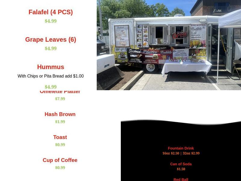 King Gyros Menu