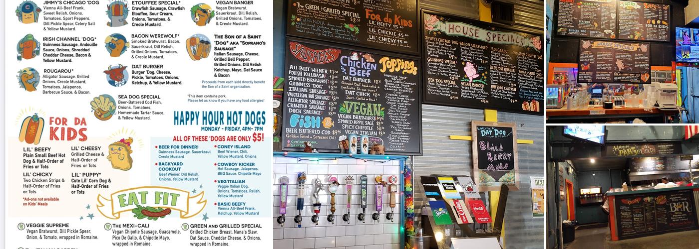 Dat Dog Menu