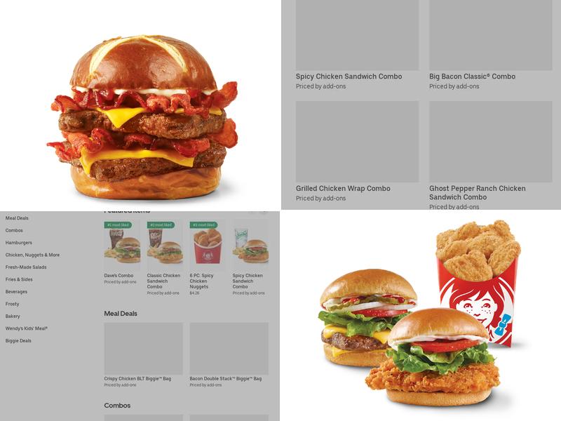 Wendy's Menu
