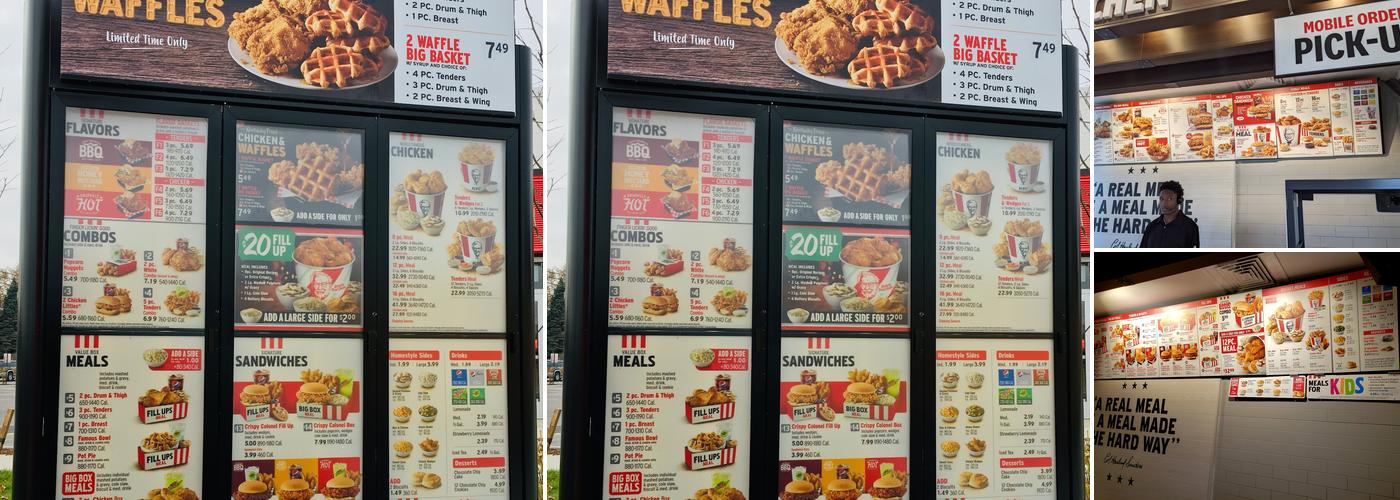 KFC Menu