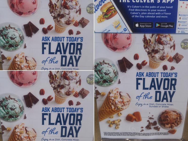 Culver’s Menu