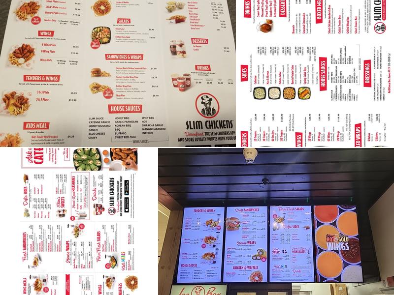 Slim Chickens Menu
