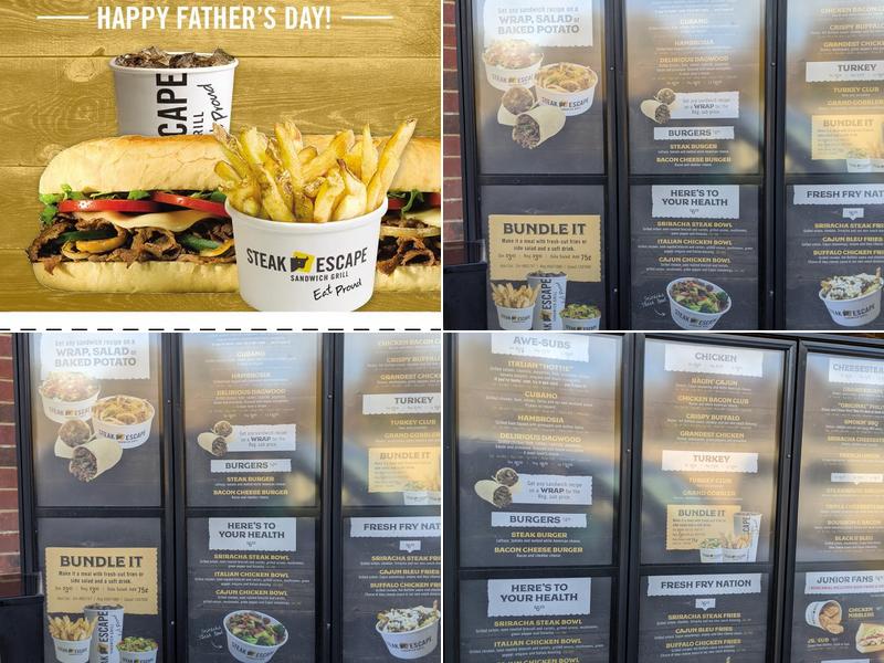 Steak Escape-Madison Menu