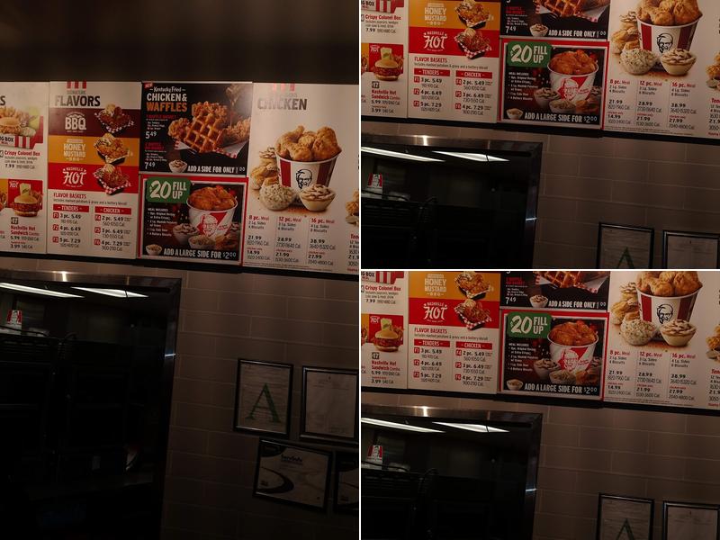 KFC Menu