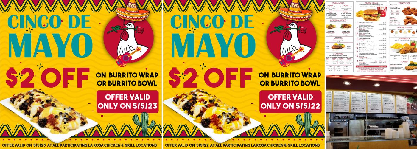 La Rosa Chicken & Grill - Tinton Falls Menu