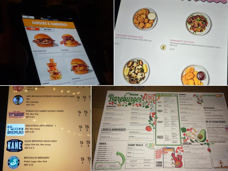 Bareburger Menu