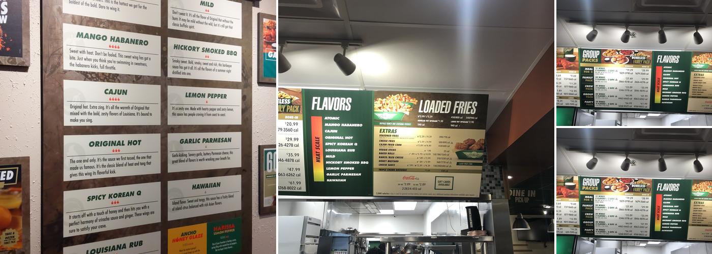 Wingstop Menu