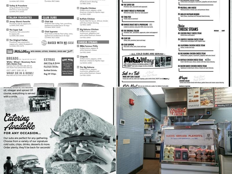 Jersey Mike's Subs Menu