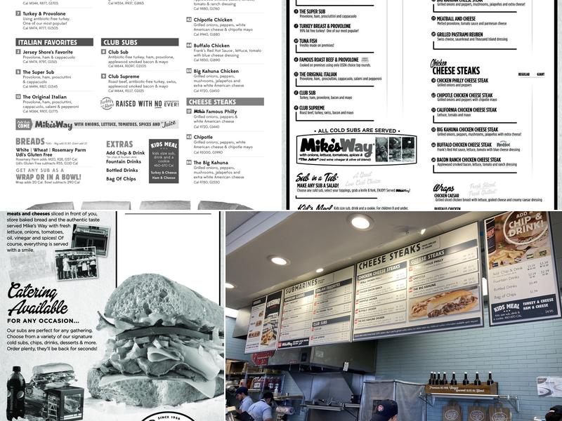 Jersey Mike's Subs Menu