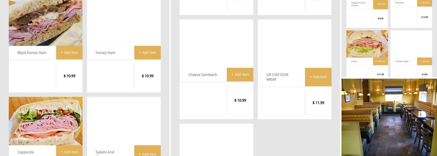 Cutting Board Deli Menu