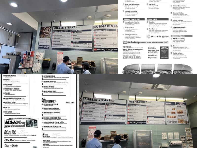 Jersey Mike's Subs Menu